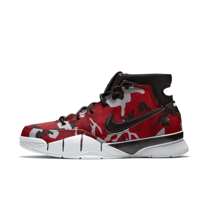 Nike Kobe 1 Protro Undefeated Red Camo (Santa Monica) Multi-Color/Black-University Red (BV1207-900)