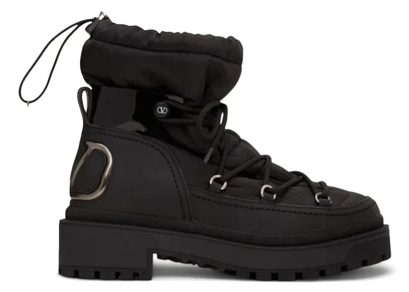 Valentino Garavani V Logo Trekkgirl Ankle Boots Black (WW2S0AF6 DFY 0NO)