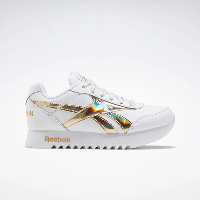 Reebok Royal Classic Jogger Platform 2 Schoenen White / White / Gold Metallic