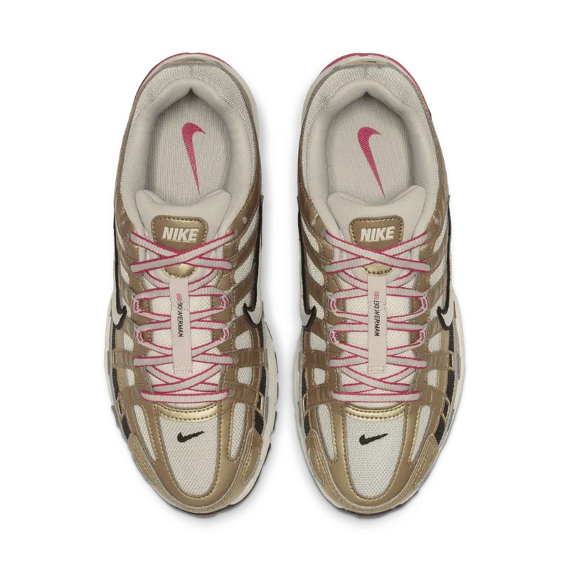 Nike P-6000 Metallic Gold (W) Light Bone/Summit White-Metallic Gold (BV1021-007)
