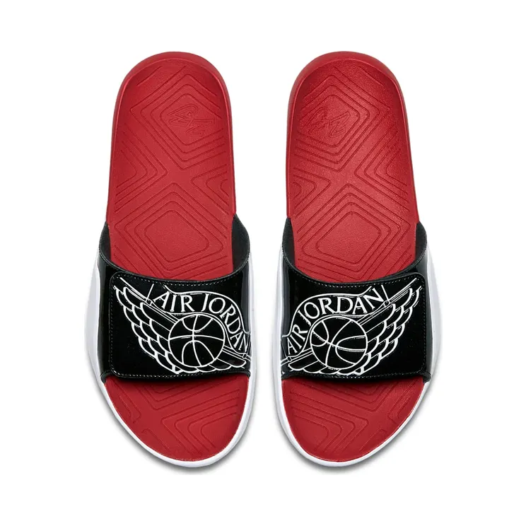 Jordan Hydro 7 Black White Gym Red