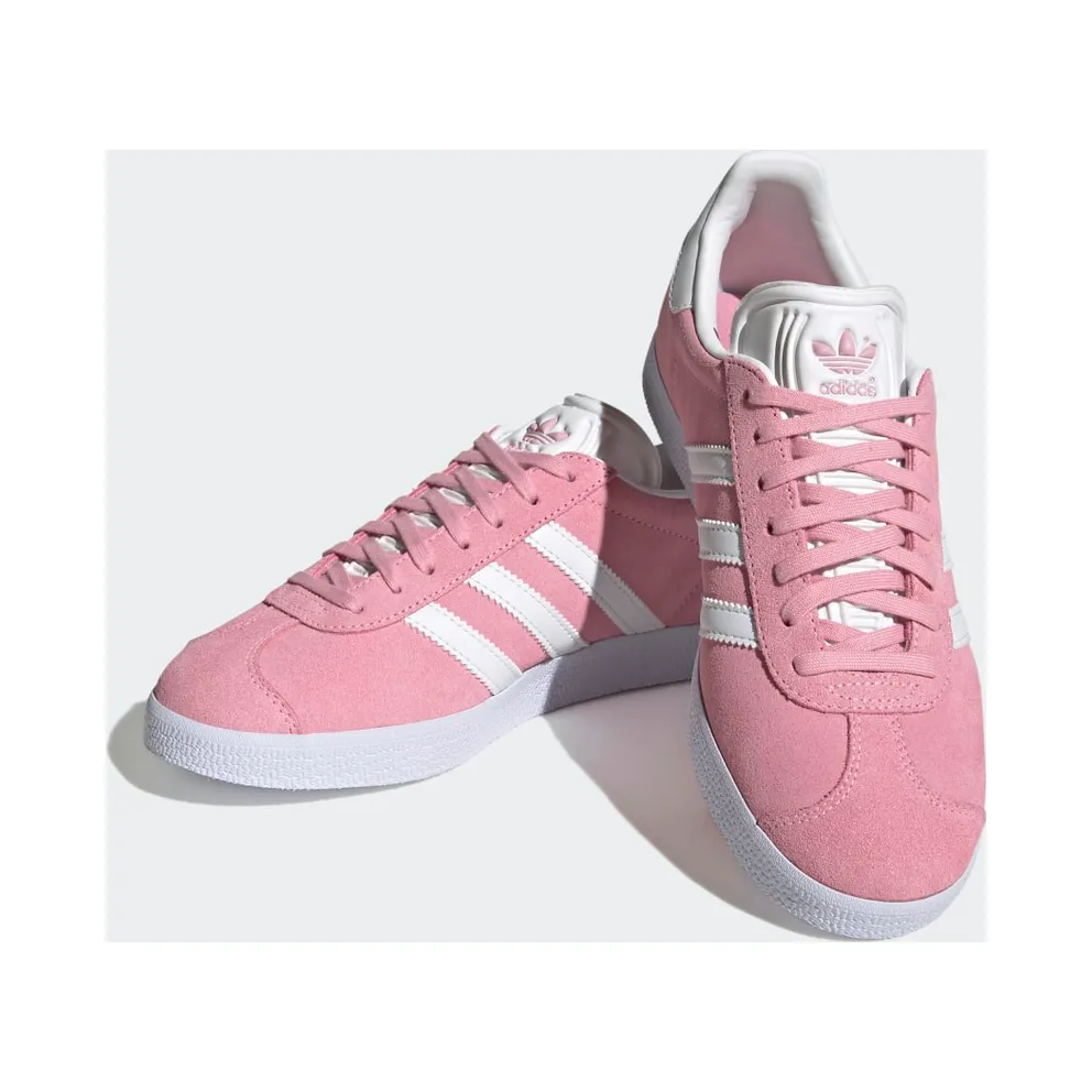 Adidas Gazelle Cloud White / Pink Glow / Gold Metallic (HQ4412)