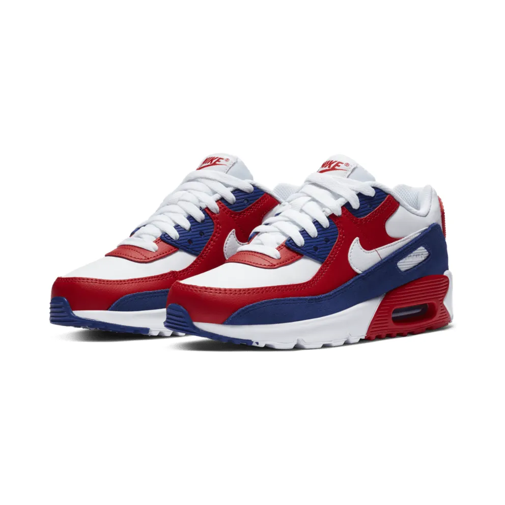 Nike Air Max 90 Deep Royal University Red (GS) White/Deep Royal/University Red (DA9022-100)