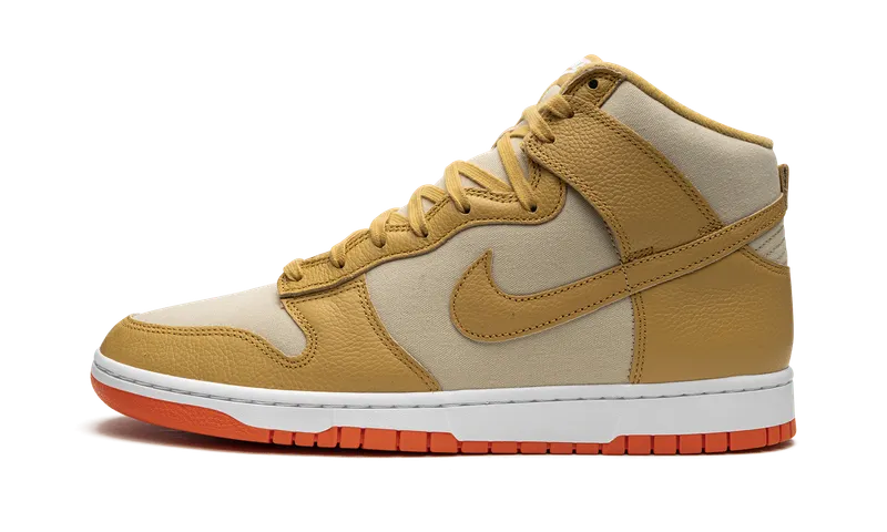 Nike Dunk High “Gold Canvas” (DV7215-700)