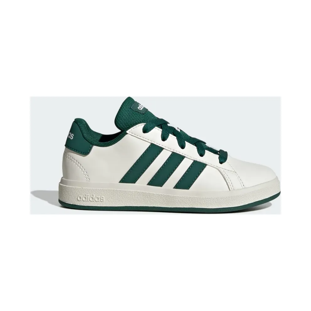Adidas Grand Court Lifestyle Tennis Lace-Up Off White / Collegiate Green / Core Black (JQ0704)