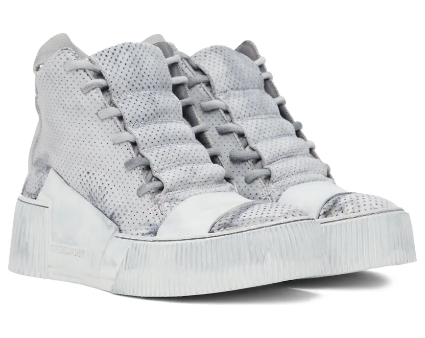 Boris Bidjan Saberi SSENSE Exclusive Grey Bamba 1.1 Sneakers (SSNSx14) (4)