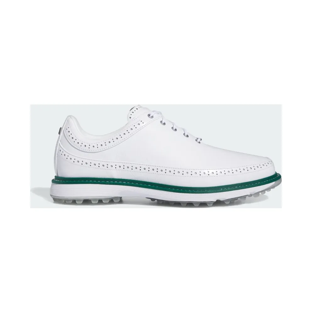 adidas MC80 Spikeless Golf Cloud White Silver Metallic Collegiate Green (IE3526)