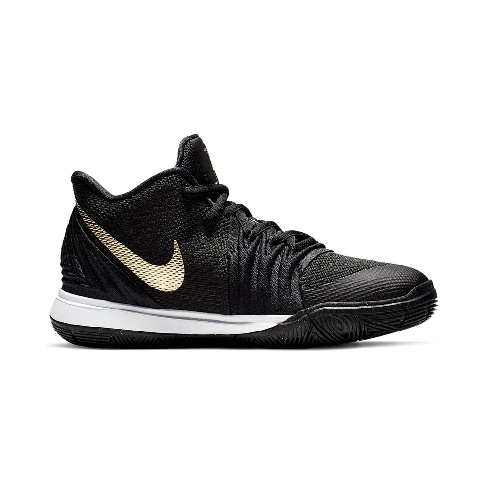 Nike Kyrie 5 Black Metallic Gold (GS) (AQ2456-007)