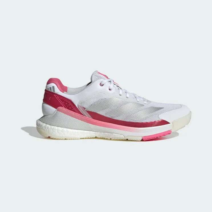 Adidas Crazyquick BOOST Padel Cloud White / Silver Metallic / Lucid Pink (JP9588)