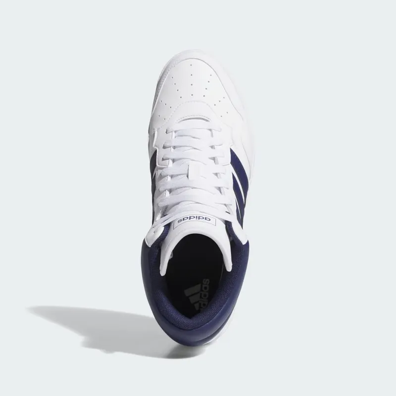 Adidas Hoops 4.0 Mid Cloud White / Dark Blue / Grey Two (JQ9995)