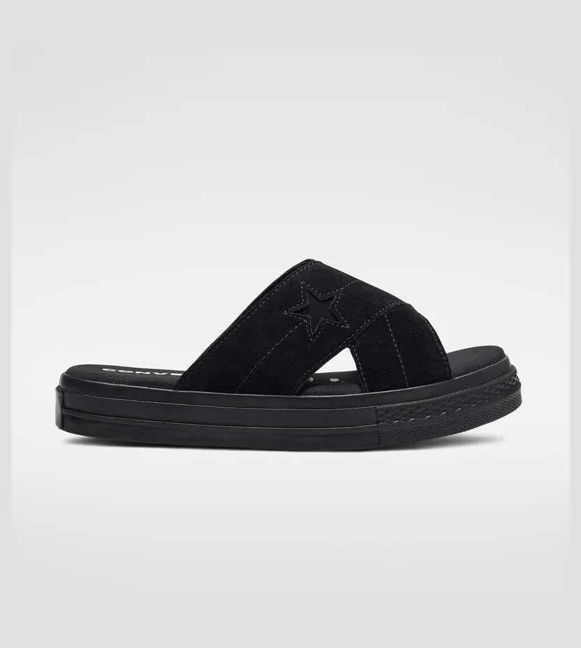 Converse One Star Sandalism Instapper Zwart/zwart/zwart (564149C)