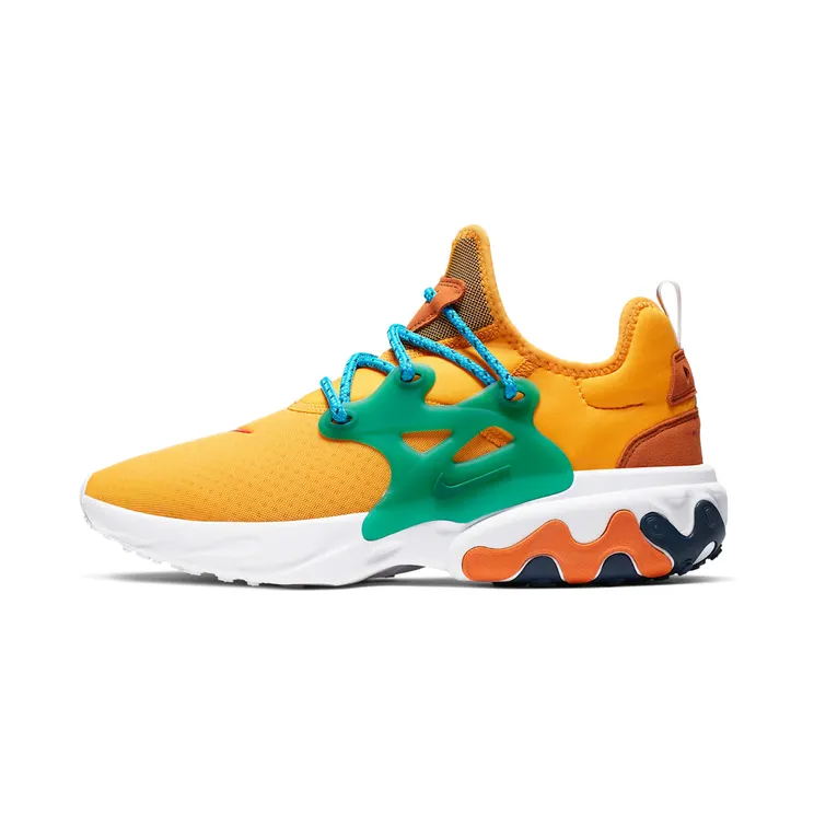 Nike React Presto Breakfast “University Gold / Mystic Green / Cinder Orange / Habanero Red” (AV2605-701)