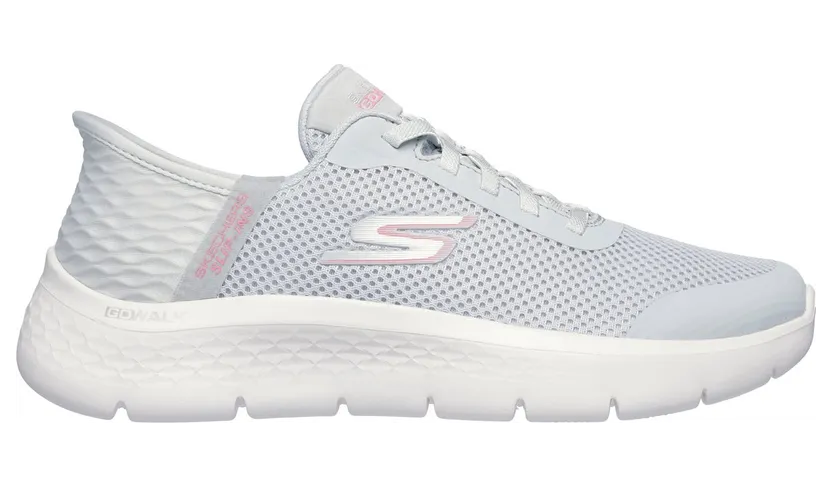 Skechers Slip-ins: GO WALK Flex – Grand Entry Sneaker Grijs/Roze