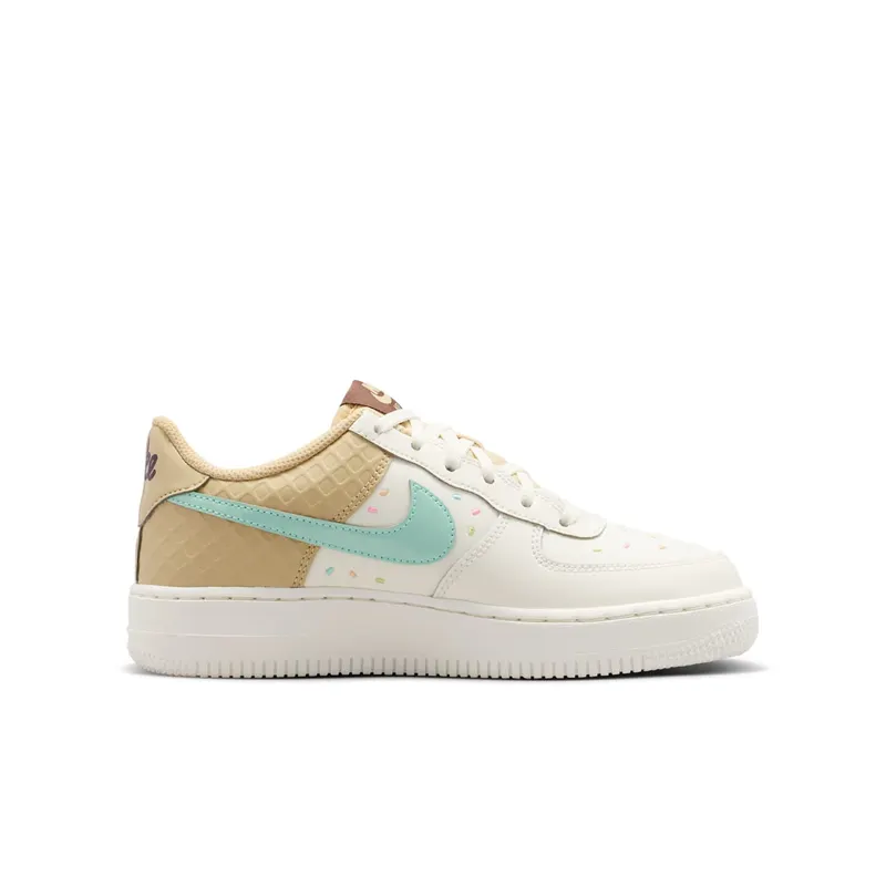 Nike Air Force 1 GS “Sail / Sesame / Lemon Venom / Multi-Color” (IV6209-133)