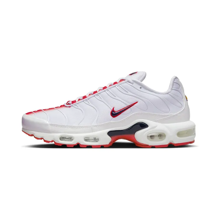 Nike Air Max Plus “White / University Red / Summit White / Midnight Navy” (FN3410-100)