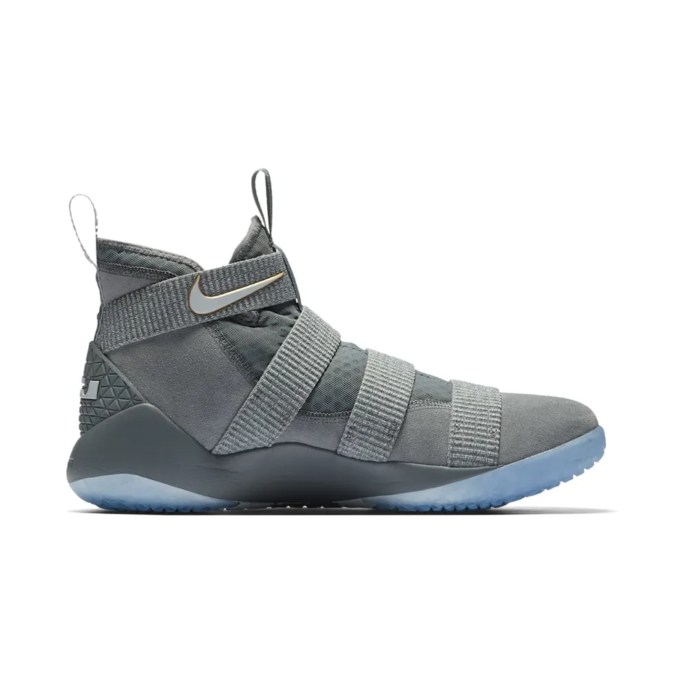 Nike LeBron Zoom Soldier 11 Cool Grey Cool Grey/Pure Platinum-Metallic Gold (897644-010)