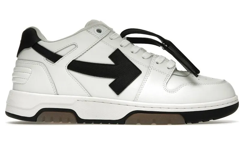 OFF-WHITE Out Of Office OOO 30 MM Low Tops Black White Blue (OMIA189C99LEA0010110)