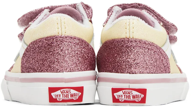 VANS Old Skool Velcro Peuterschoenen Pink (VN0A4VJJ0FU)