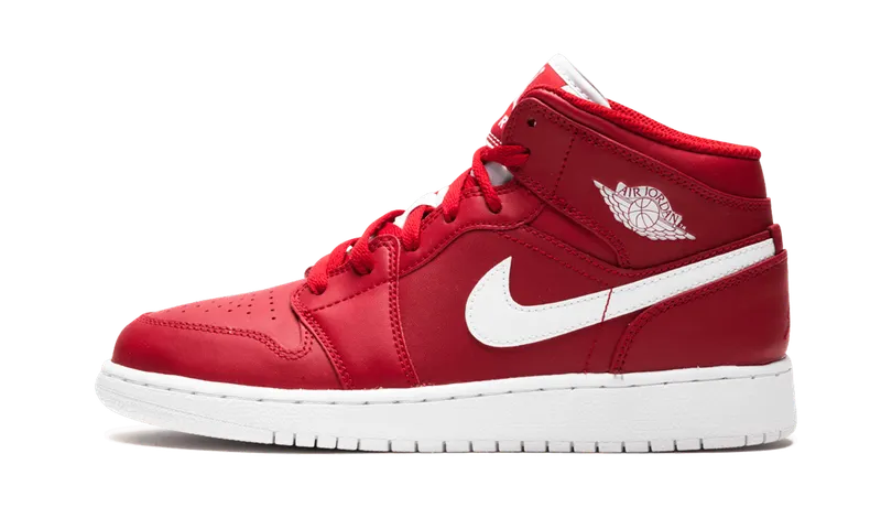 Air Jordan 1 Mid GS “Gym Red 2.0” (554725-600)
