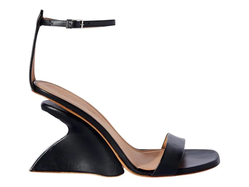 OFF-WHITE Jug Wedge Sandal Black (OWIH058S24LEA0011010)