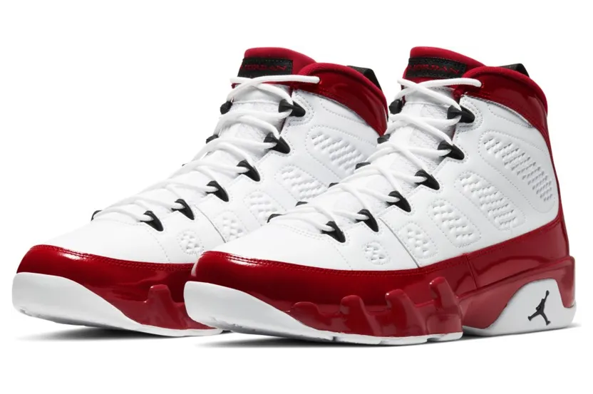 Jordan 9 Retro White Gym Red