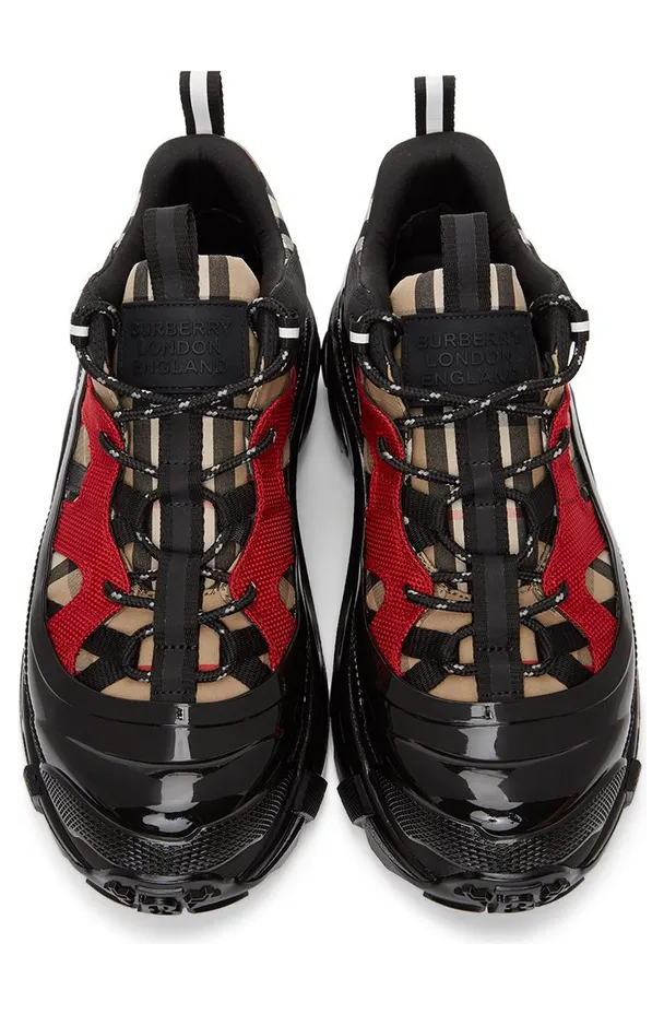 Burberry Beige Arthur Chunky Sneakers (8021772) (5)