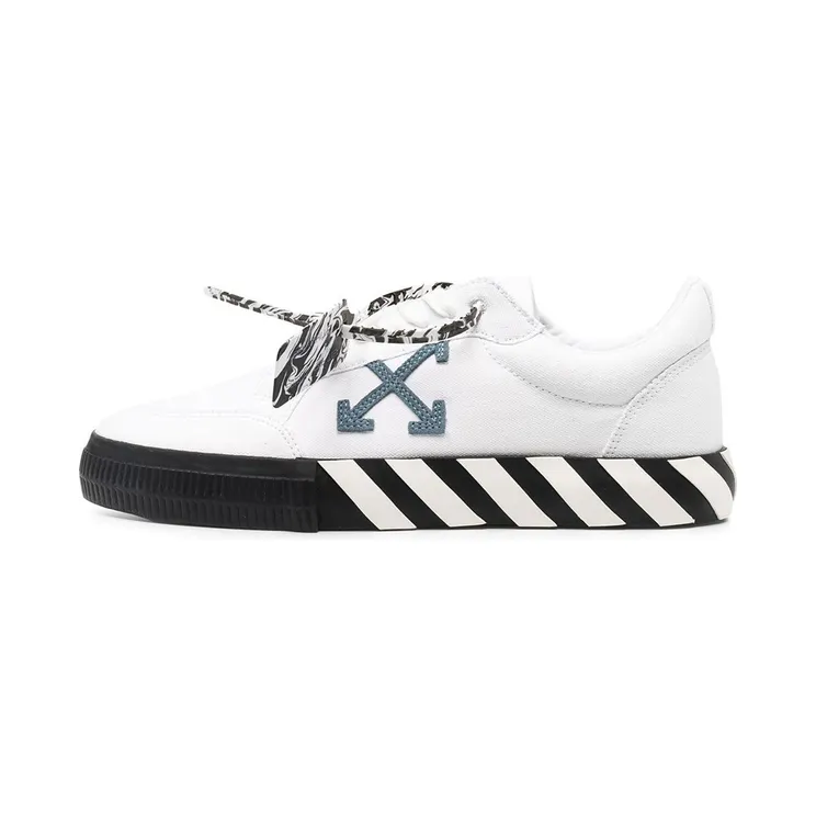 OFF-WHITE Vulc Low White Blue Grey (OMIA085R21FAB0020140)