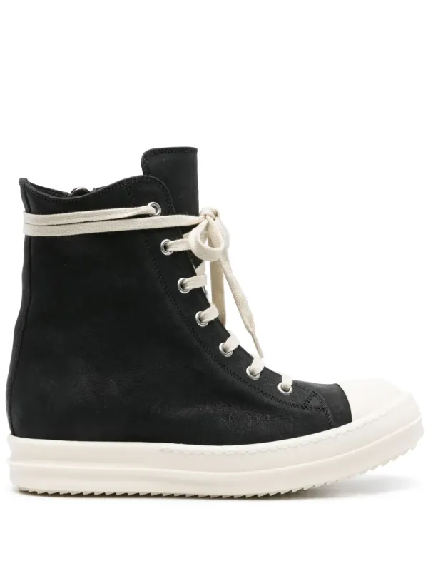 Rick Owens Lido High-Top-Sneakers aus Leder – Schwarz (RP01D2890LOO)