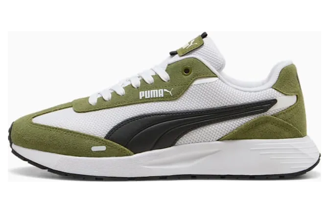 Puma Runtamed Wind mesh “Puma White / Puma Black / Olive Green” (408618_03)