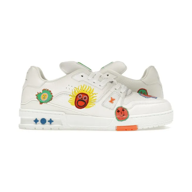 Louis Vuitton x Yayoi Kusama Trainer White Print (1ABD3G)
