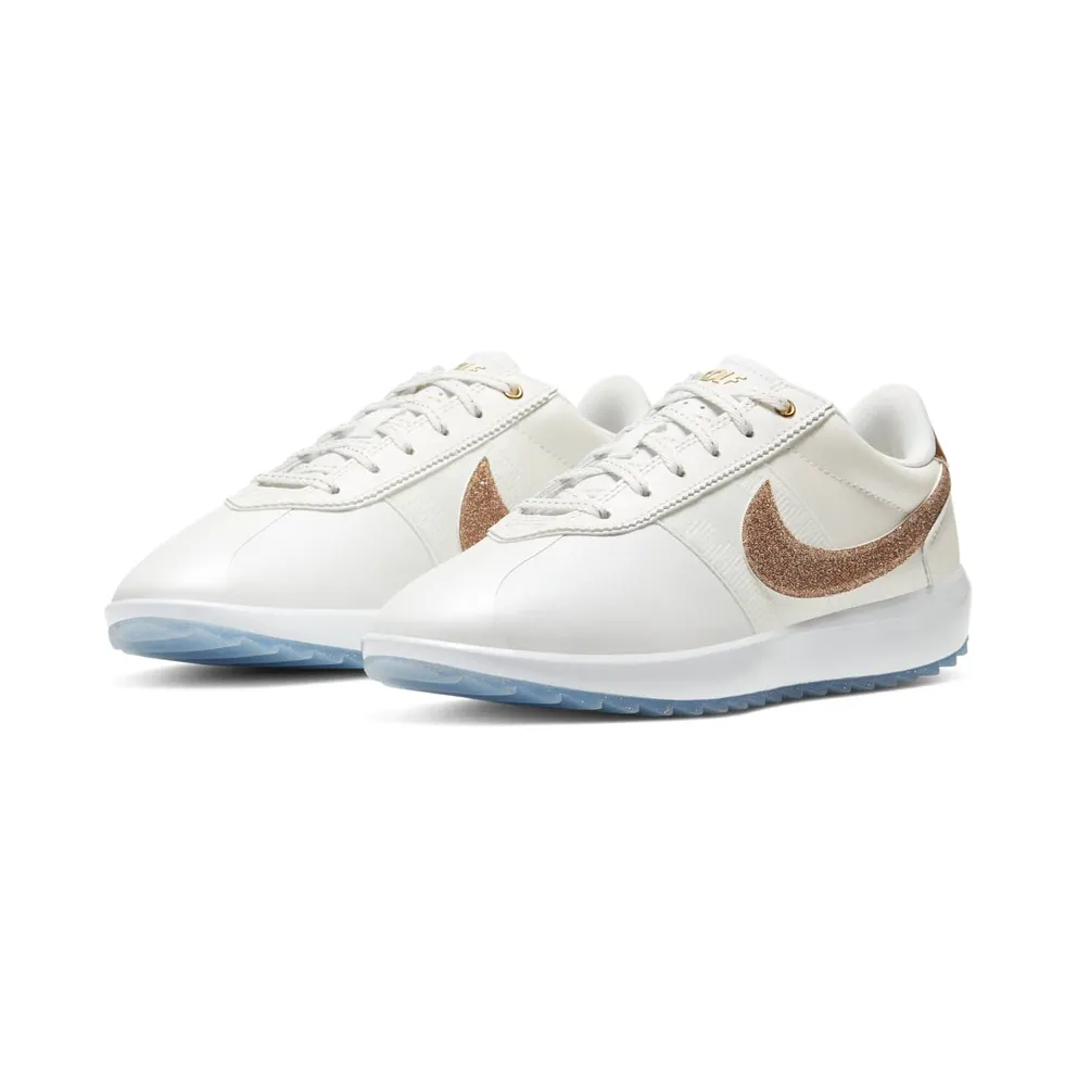 Nike Cortez G Swarovski (W) Summit White/White-Metallic Gold (CI2283-111)