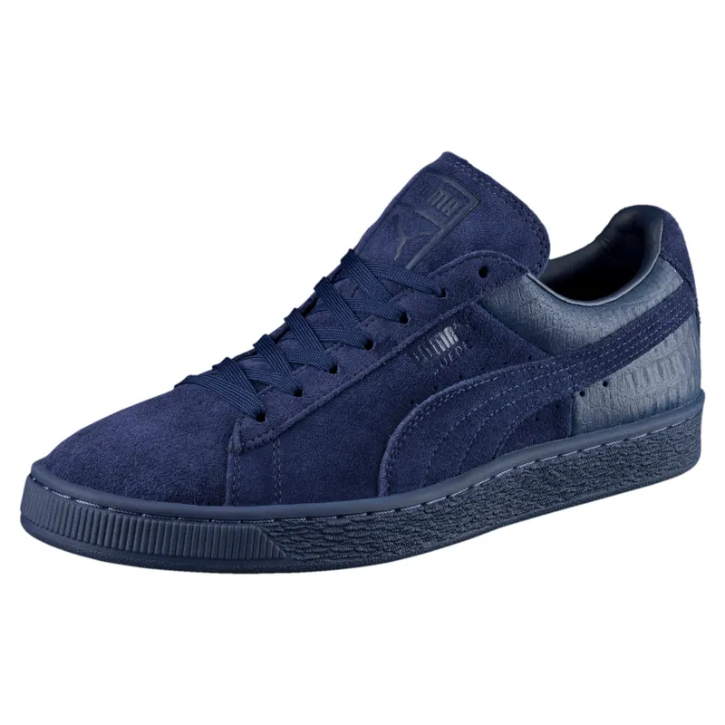 Puma Suede Classic Casual Emboss Peacoat Peacoat (361372-02)