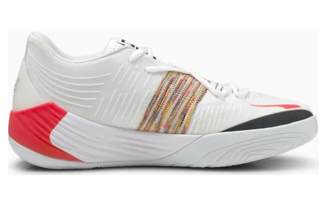 Puma Fusion Nitro Spectra basketbalschoenen Wit (195684-01)