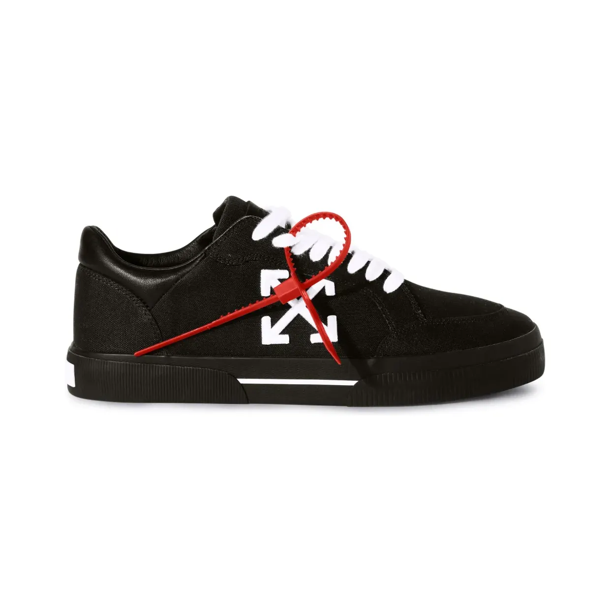 OFF-WHITE New Low Vulcanized Black White (2024) (OMIA293C99FAB0021001)