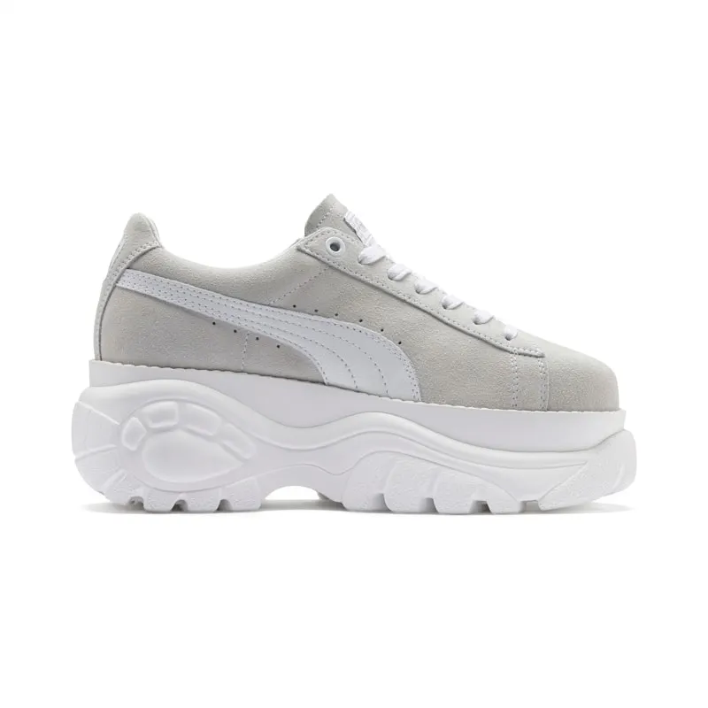 Puma Buffalo London Suede White Puma White/Grey (368499-01)