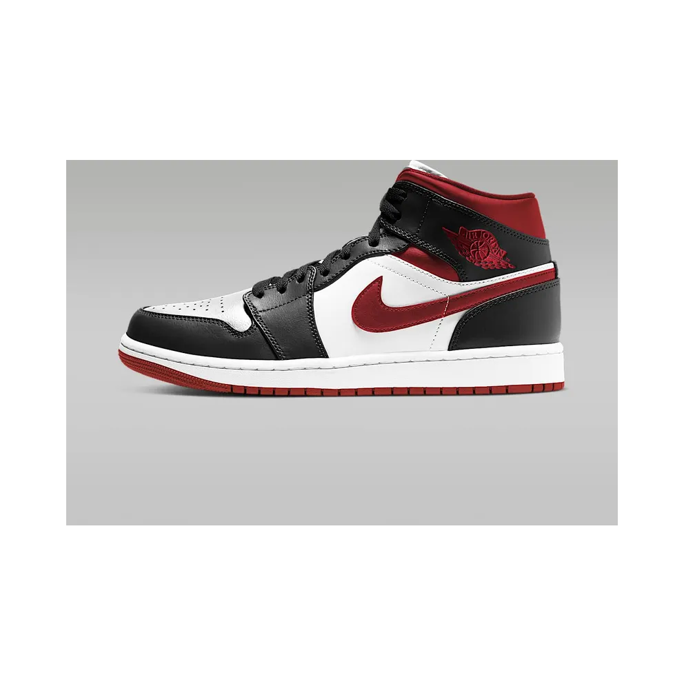 Air Jordan 1 Mid Gym Red (GS) (DJ4695-122)