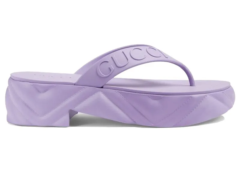 Gucci Thong Platform Sandal Lilac (746334 JFM00 5306)