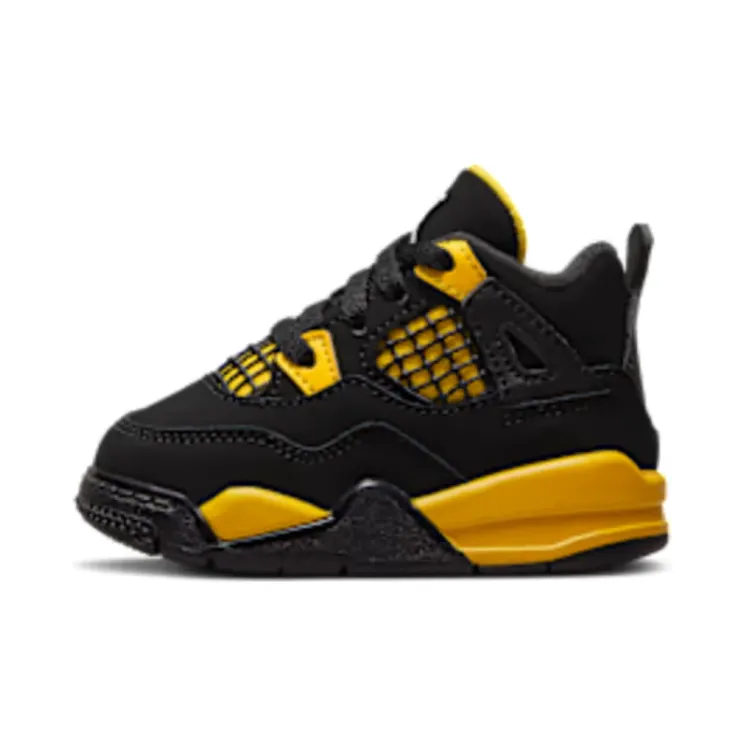 Air Jordan 4 TD Thunder “Black / Tour Yellow / White” (BQ7670-017)