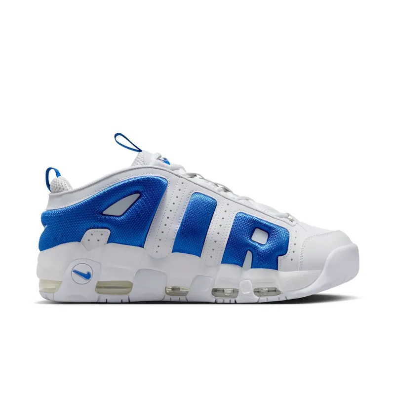Nike Air More Uptempo Low “White Hyper Royal” (FZ3055-101)