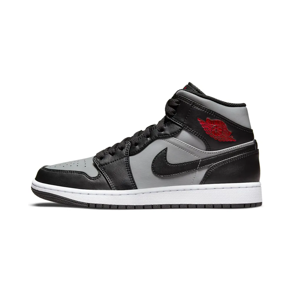 Jordan 1 Mid Shadow Red (GS) (554724-096)