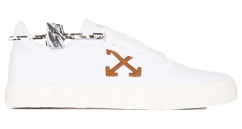 OFF-WHITE Vulc Low White Brown (OMIA085R21FAB0020160)
