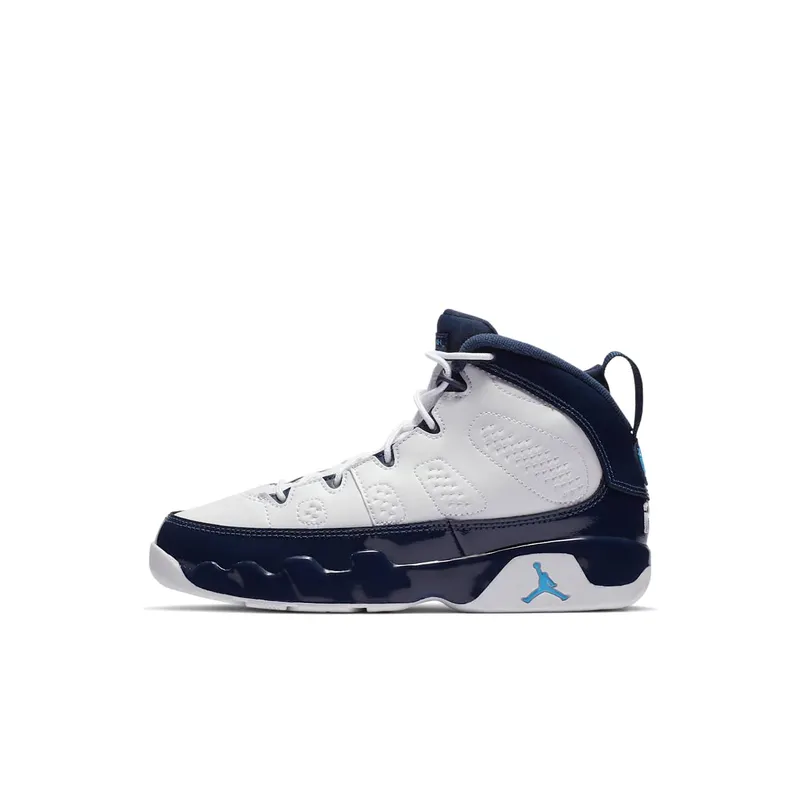 Jordan 9 Retro Pearl Blue (PS) White/University Blue-Midnight Navy (401811-145)