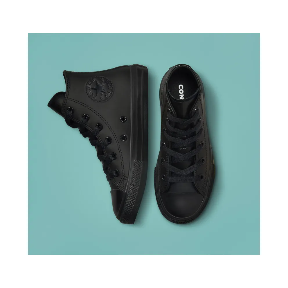 Converse Chuck Taylor All Star Leather Black/Black/Black (A00919C)