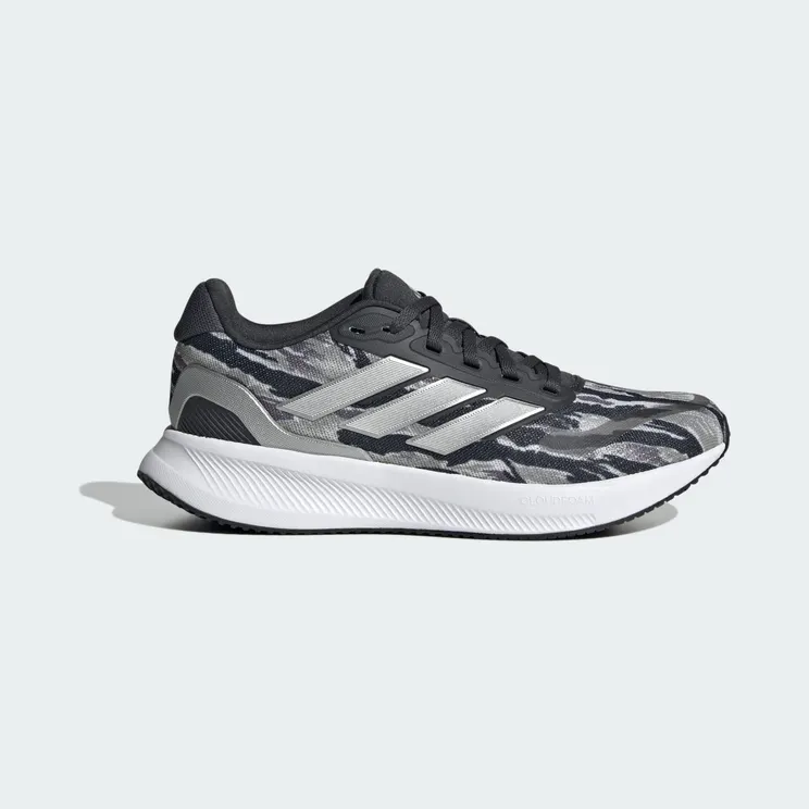 Adidas RunFalcon 5 Kids Silver Pebble / Silver Metallic / Carbon (JQ2172)