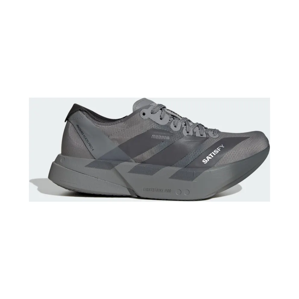 Adidas ADIZERO ADIOS PRO 4 SATISFY Core Black / Grey Five / Grey Three (KH8439)