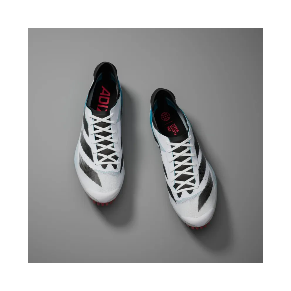 Adidas Adizero Finesse Track Shoes Cloud White / Core Black / Lucid Cyan (IE2770)