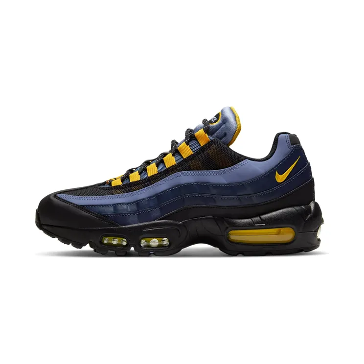 Nike Air Max 95 “World Indigo / Midnight Navy / Obsidian / Speed Yellow” (CT1805-400)