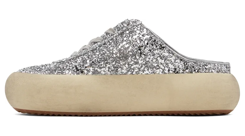 Golden Goose Silver Space-Star Sabot Sneakers (GWF00322.F002999.70136) (3)