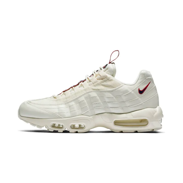 Nike Air Max 95 Pull Tab “Sail / Gym Red / Gym Blue” (AJ1844-101)