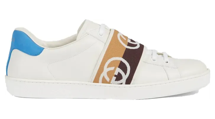 Gucci Ace Brown Interlocking G (650989 1XGF0 9068)